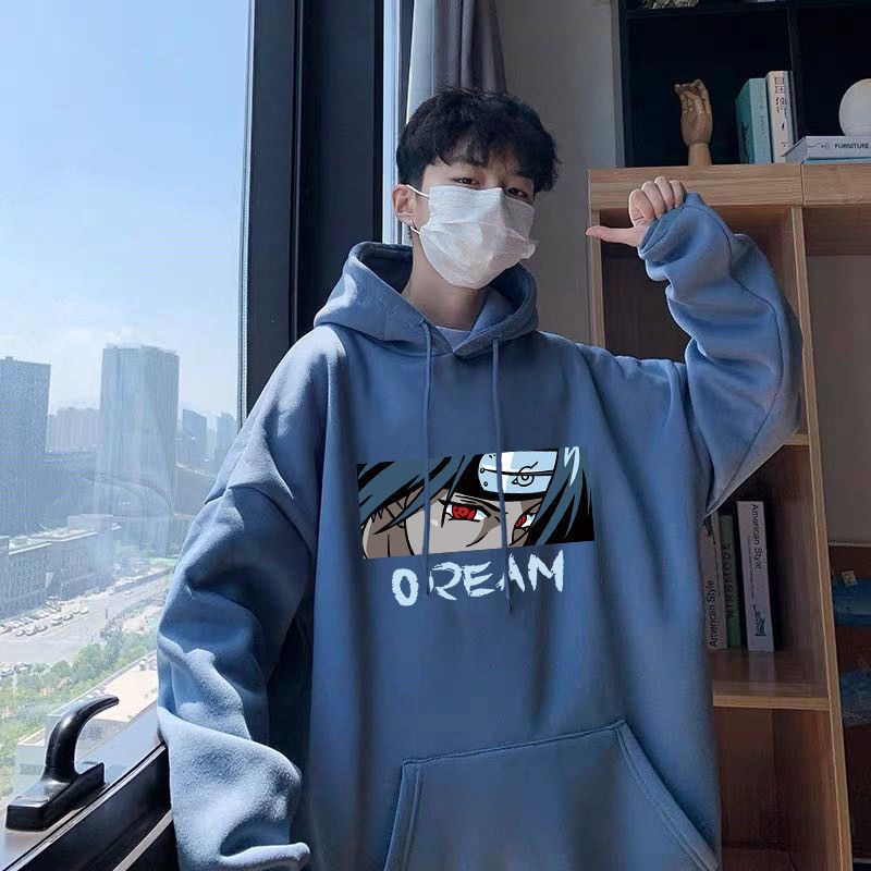 Áo Hoodie Dáng Rộng Phong Cách Hàn Quốc Thời Trang Thu Đông Cho Nam