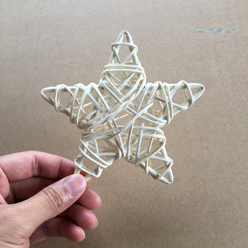 Vòng Hoa Đan Mây Hình Ngôi Sao Trang Trí Giáng Sinh