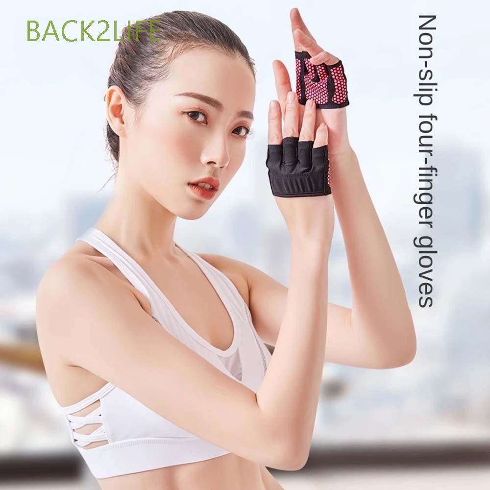 (Hàng Mới Về) 1 Cặp Găng Tay Bảo Vệ Thoáng Khí Chống Trượt Hỗ Trợ Nâng Tạ / Tập Yoga / Thể Hình Cho Nữ Lưng 2life