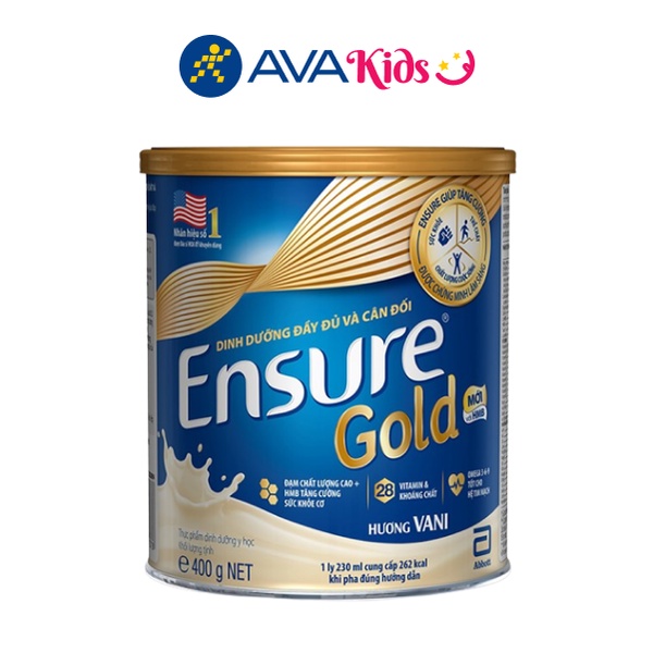 Sữa bột Ensure Gold vani 400g