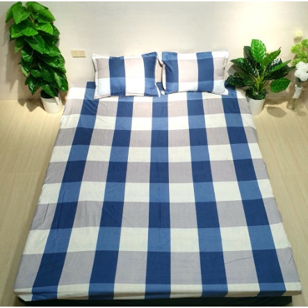 Ga Trải Giường 1M2X1M9,ga bọc đệm có chọn mẫu,MẪU KẺ DIÊM