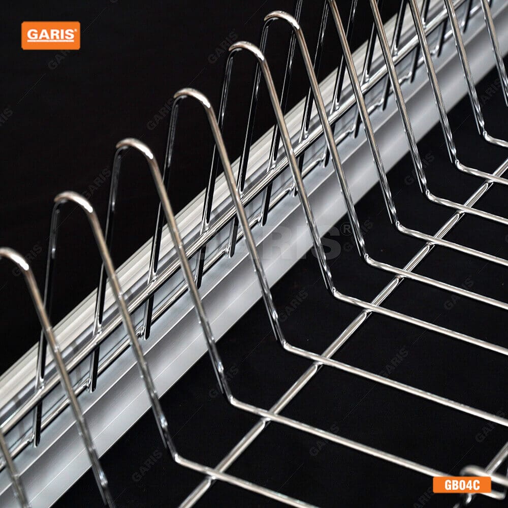 [FREESHIP HCM] Giá Bát Đĩa Cố Định Garis GB04C - Nan Tròn - Chất Liệu Inox 304 - 2 Tầng
