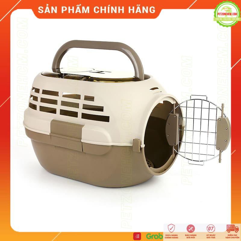 Lồng Vận Chuyển Hàng Không Cho Chó Mèo Cửa Tròn LS191