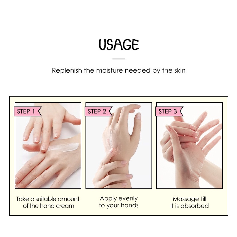 Kem dưỡng da tay Laikou chiết với xuất hoa nhiều hương thơm dưỡng ẩm chống khô da chuyên nghiệp 30g