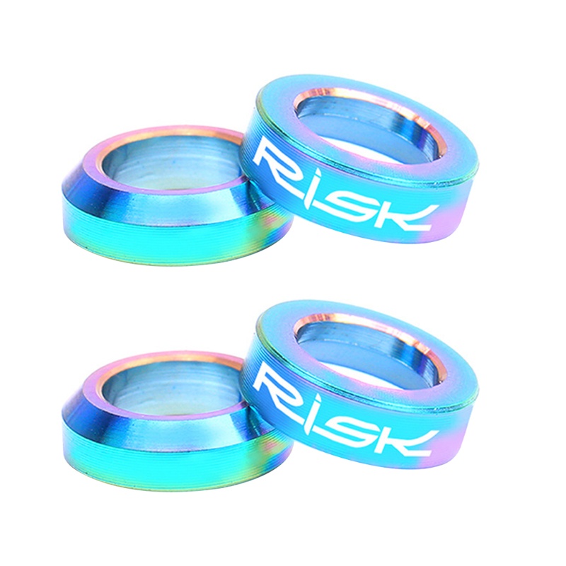 Set 2 Cặp Vòng Đệm Đĩa Phanh Xe Đạp Leo Núi Bằng Titan M6