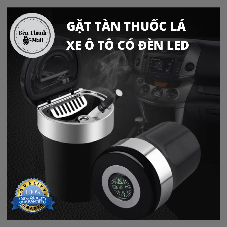 GẠT TÀN THUỐC LÁ XE Ô TÔ [Có đèn LED]