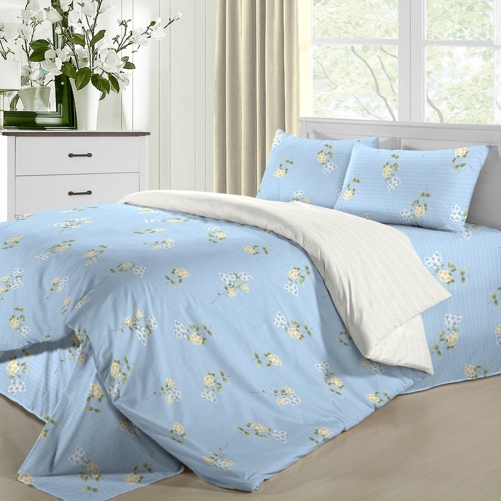 Bộ ga áo gối Micro Satin Livia 1m6x2m +30cm