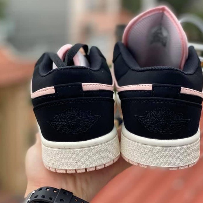 [ Hotrend - Low Black ] Giày thể thao sneakers nam nữ Jordan Low 1 Guava Ice 2 màu đen xen kẽ hồng bản đẹp 1/1