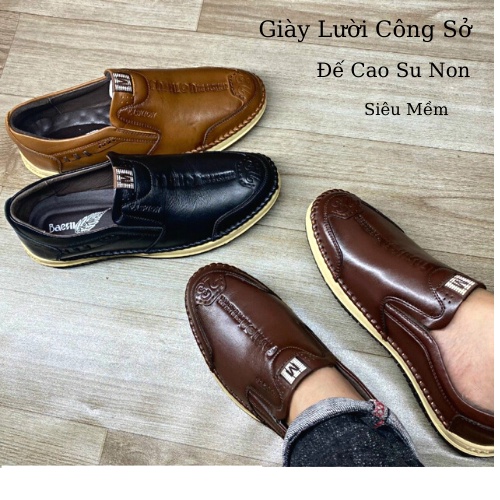 Giày tây nam cao cấp - Giầy nam công sở cao cấp da bò - Bảo hành 12 tháng