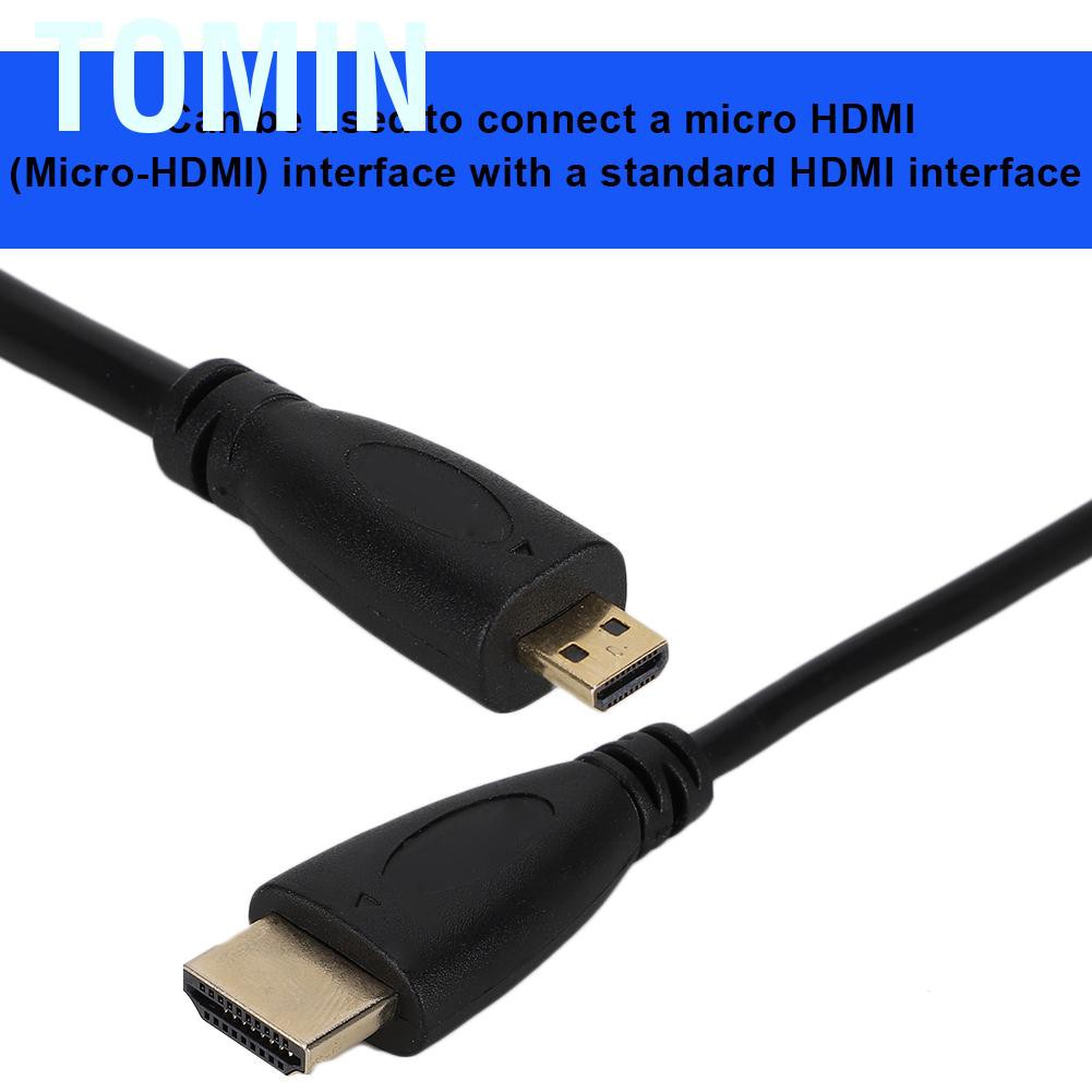 Cáp Chuyển Đổi Đầu Micro Sang Hdmi 1440p / 1080p / 1080i / 720p / 480p Cho Raspberry Pi 4b