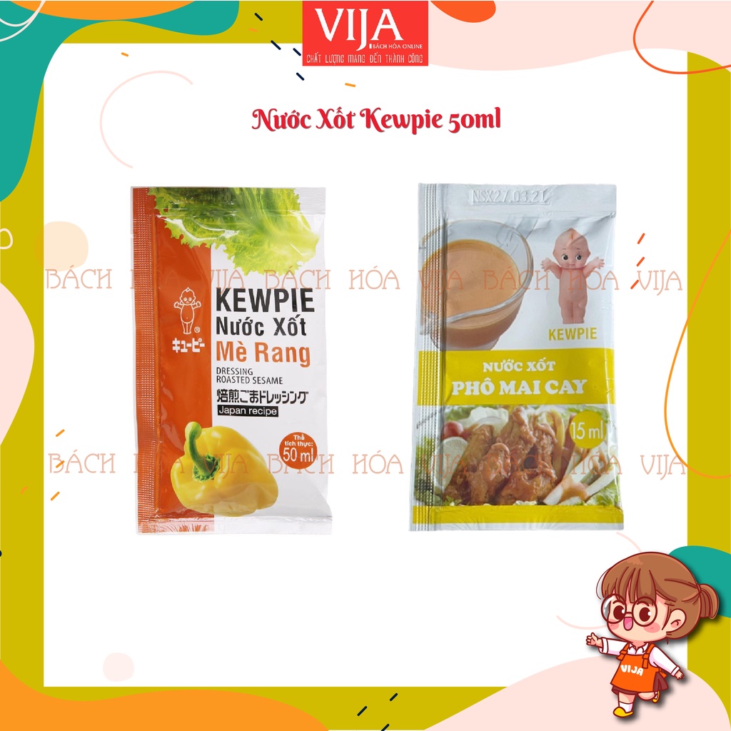 Nước xốt mè rang Kewpie - GÓI 15ML