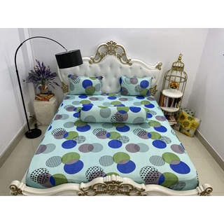 Bộ Drap Thun Hàn Quốc Mát Lạnh {4 MÓN} Cực Hot