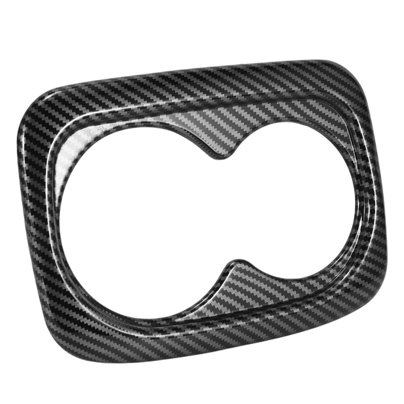 Miếng Dán Giá Đỡ Cốc Uống Nước Bằng Sợi Carbon ABS Cho Xe Hơi Honda Civic 2019 2018 2017 2016