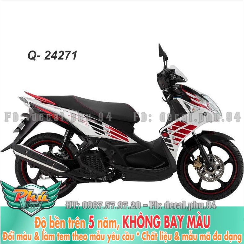 Tem rời Novo trắng đỏ (X) -1