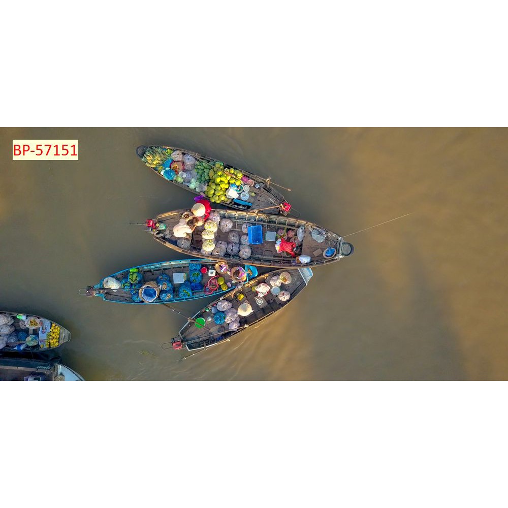 Tranh dán tường PHONG CẢNH VIỆT NAM vùng núi, biển 3D Chất liệu lụa 3D, xé không rách, lau chùi thoải mái