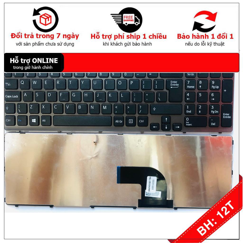 [BH12TH] Bàn Phím Laptop SONY VAIO SVE15 SVE-15 SVE151 Đen Hàng Mới 100% Bảo Hành 12 Tháng Toàn Quốc