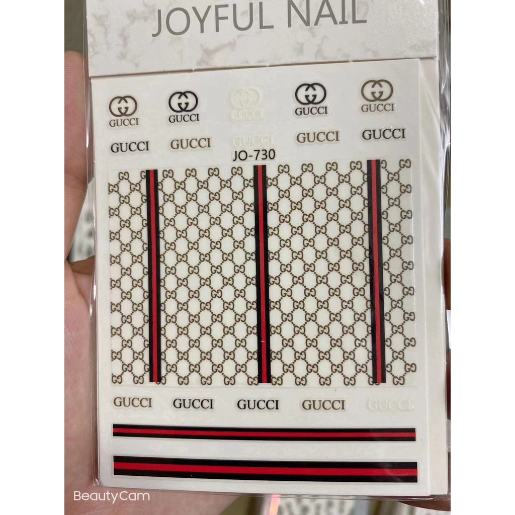 stiker trang tri nail 730