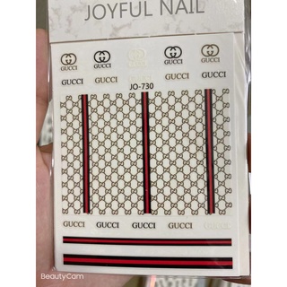 Stiker trang tri nail 730