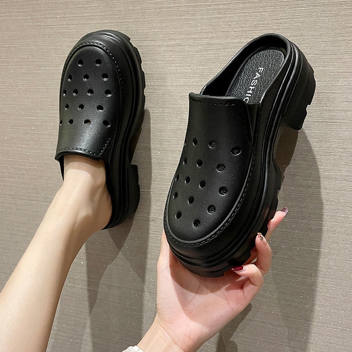 Dép Sục Cross Nữ Đế Cao 6cm Đế Chống Trơn Trượt Siêu Bền