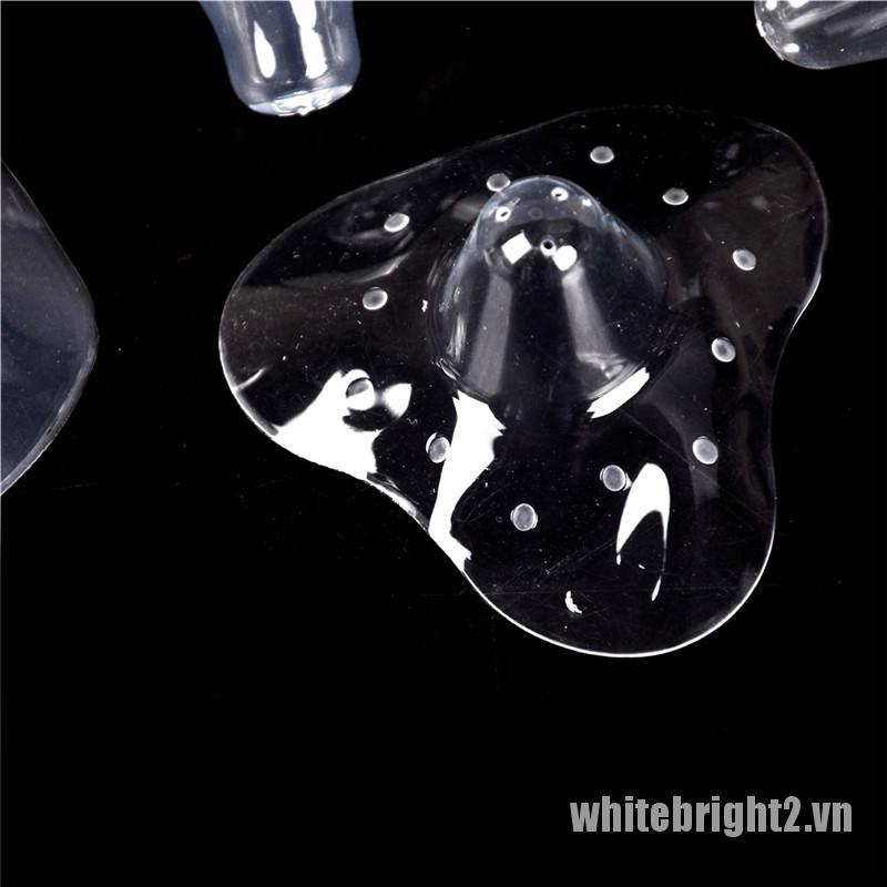 {WHITE} Shell Ultra-thin Silicone Nipple Shield Maternity Silica Gel Nipple Protector | BigBuy360 - bigbuy360.vn