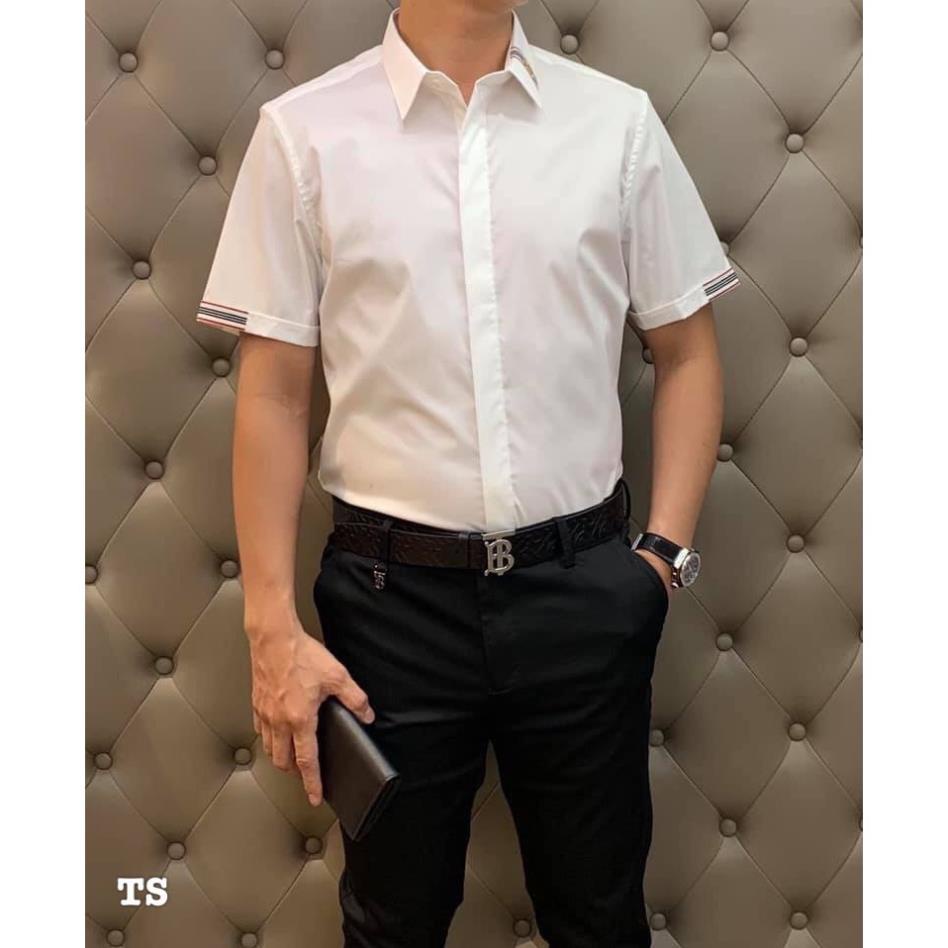 Áo sơ mi cộc Burberry siêu cấp 1-1 on web check tay MLN 38-42 !
