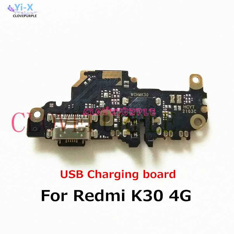 Bảng mạch cổng sạc chất lượng cao CLOVEPURPLE cho Xiaomi Redmi K30 4g