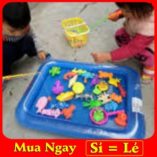 Bộ đồ chơi bể phao câu cá dành cho trẻ