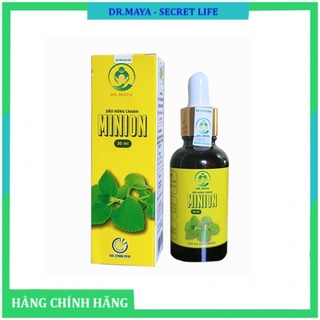 Dầu húng chanh minion 30ml, giảm ho, khò khè 100% thiên nhiên