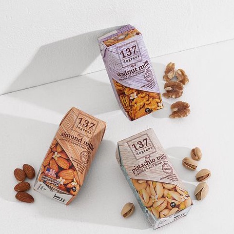 Sữa Hạt Hạnh Nhân Nguyên Chất 137 Degrees Thái Lan 99% Từ Hạt Tươi, Vị Ngọt Từ Mật Hoa Dừa Hữu Cơ