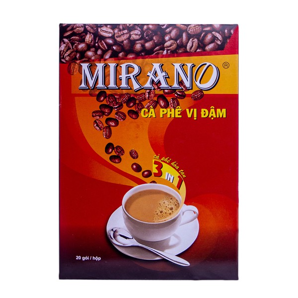 CÀ PHÊ HÒA TAN MIRANO VỊ ĐẬM 3 IN 1