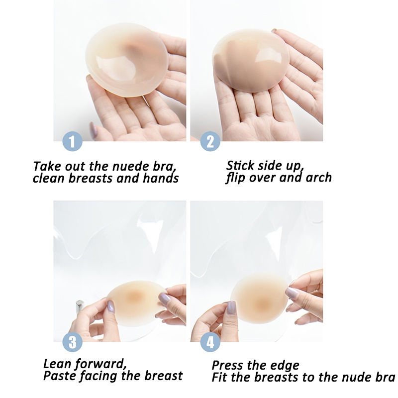 Miếng Dán Ngực Silicone Vô Hình Tiện Dụng