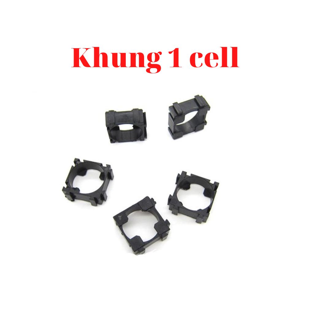 Khung Đế Pin 18650 Bracket, Cố Định, Định Hình Khối Pin,Nhựa Chống Cháy