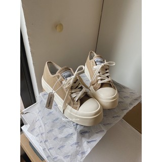 CÓ SẴN GIÀY BÁNH MÌ BEIGE SNEAKER( Kèm video ảnh thật)