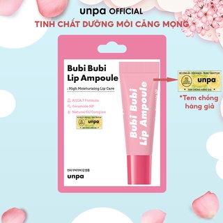 Tinh chất dưỡng môi Bubi Bubi dưỡng ẩm căng mọng Unpa Bubi Bubi Lip Ampoule 10g Unpa Official Store