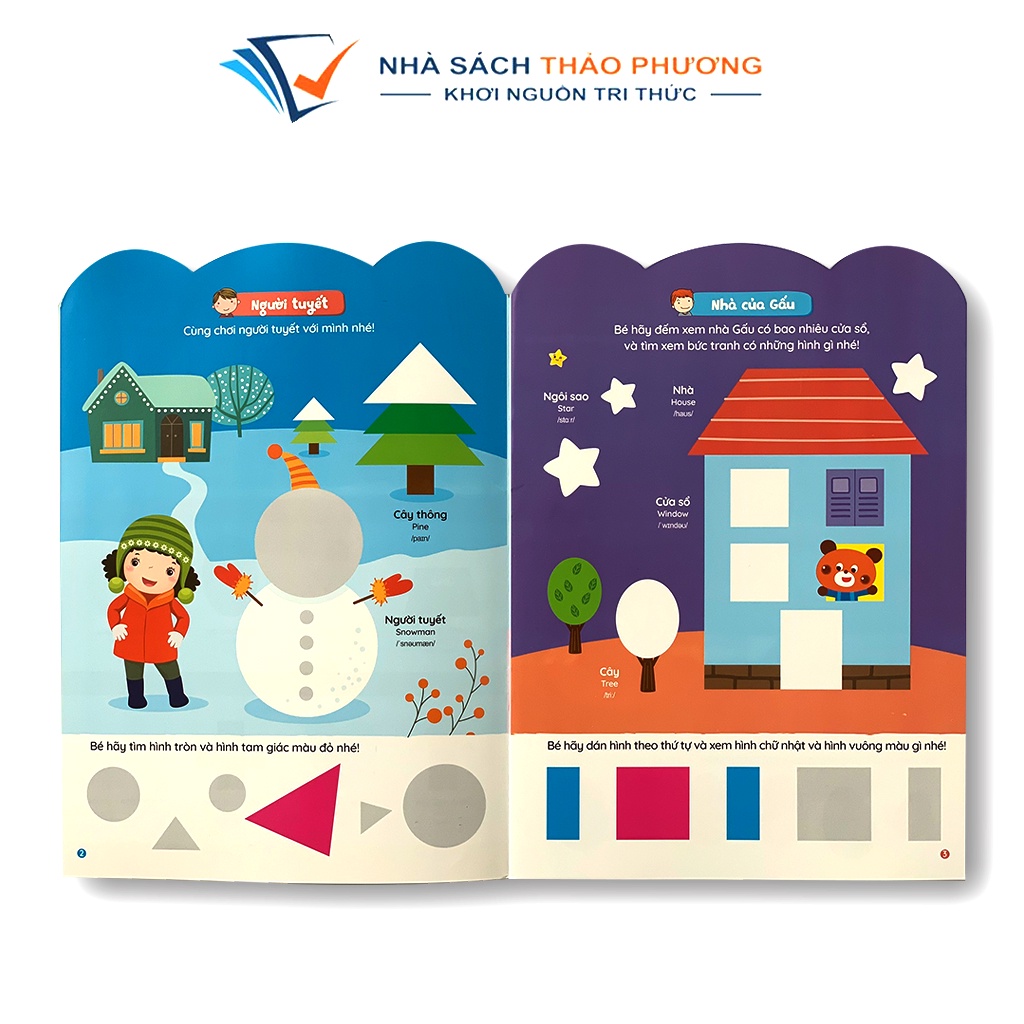 Sách - 365 Sticker bác dán thông minh IQ EQ CQ