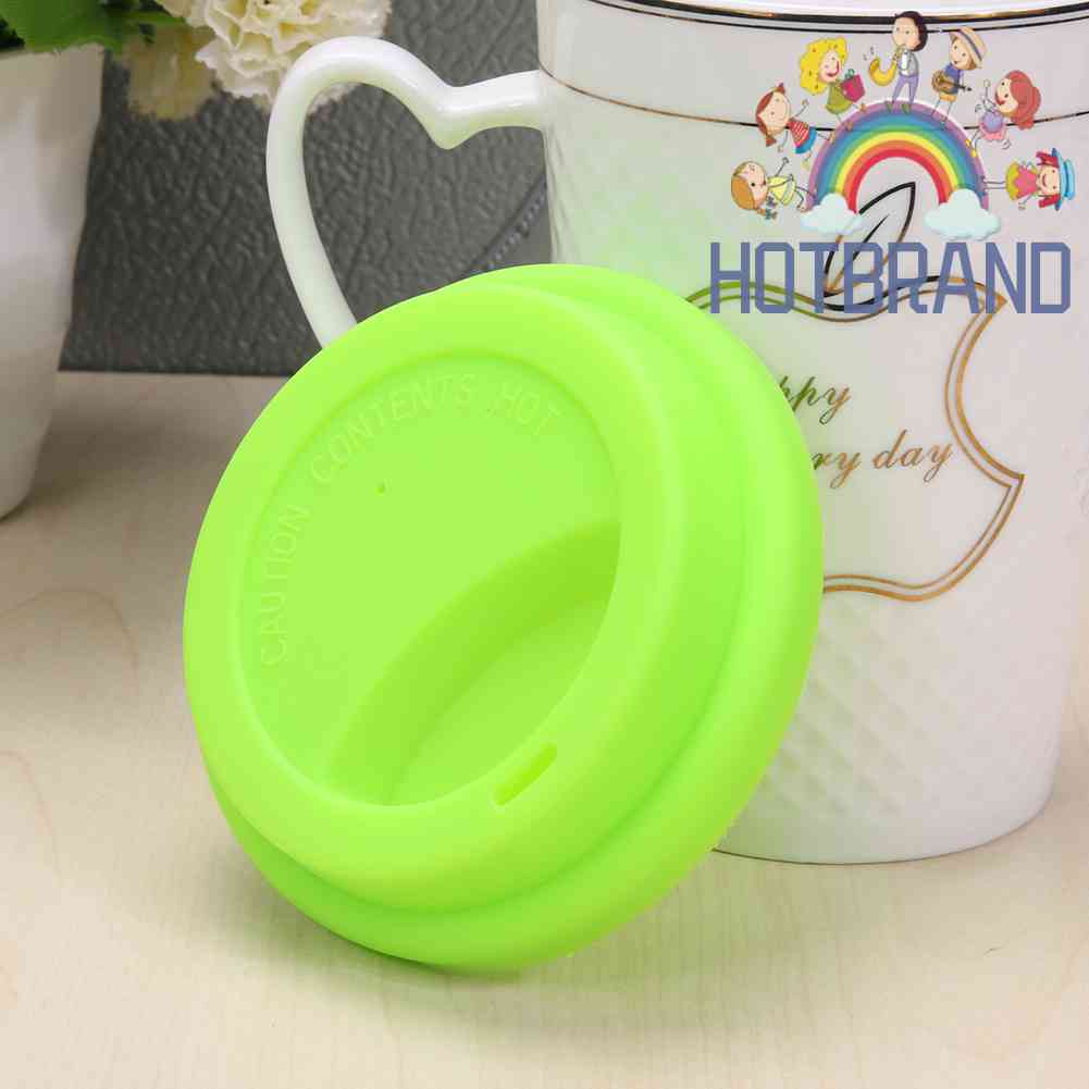 Nắp Đậy Cốc Trà / Cà Phê Bằng Silicone Cách Nhiệt Chống Bụi