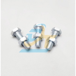 Set 5 bộ bulong + con tán mạ kẽm M16