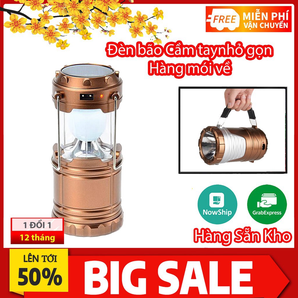 💥[BẢO HÀNH 1 NĂM]💥 Đèn Bão LED Năng Lượng Mặt Trời 3 Trong 1💥SIÊU HOT💥