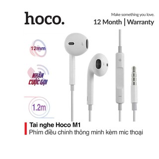 Tai nghe nhét tai Hoco M1 âm thanh Super Bass sử dụng Jack 3.5mm cho iPhone Android Máy Tính ...