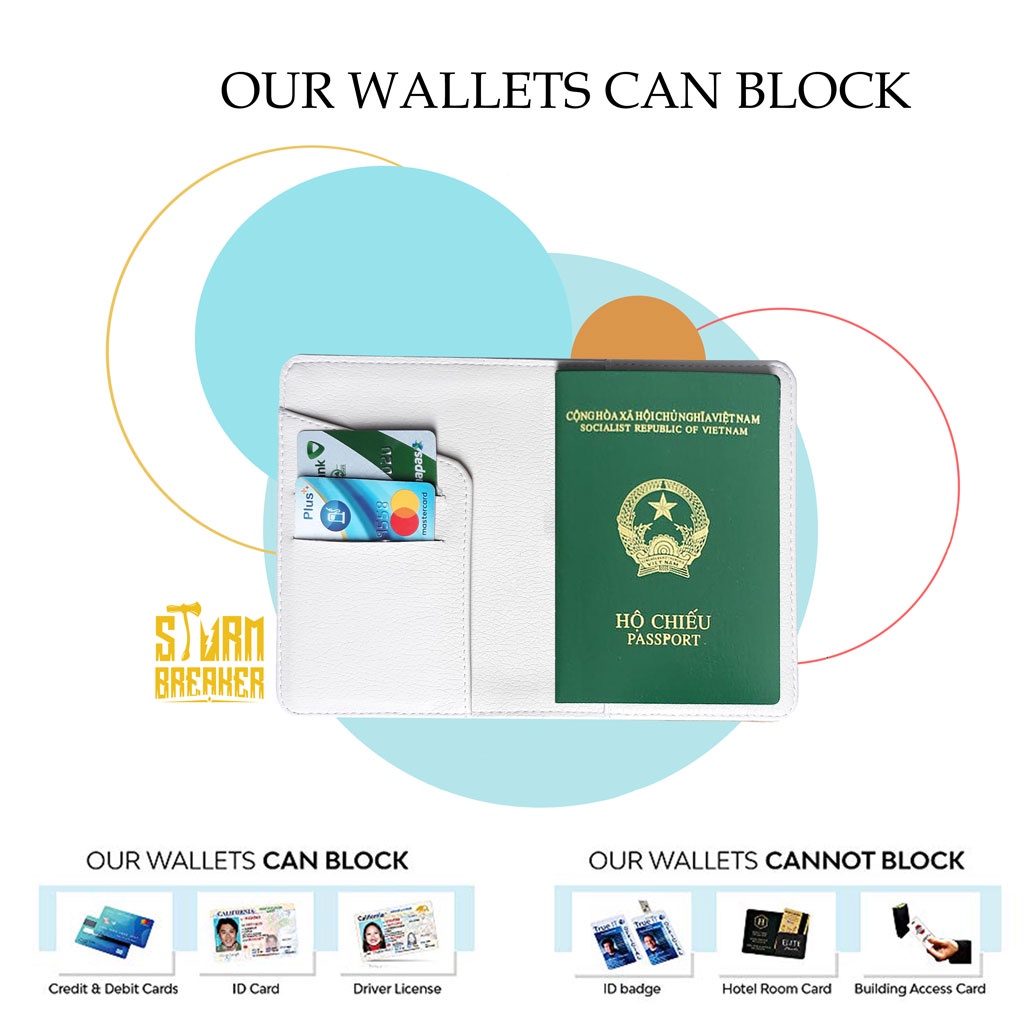 Bao Da Hộ Chiếu - Ví Đựng Passport Du Lịch  Fish Pattern - ATPP016 STORMBREAKER