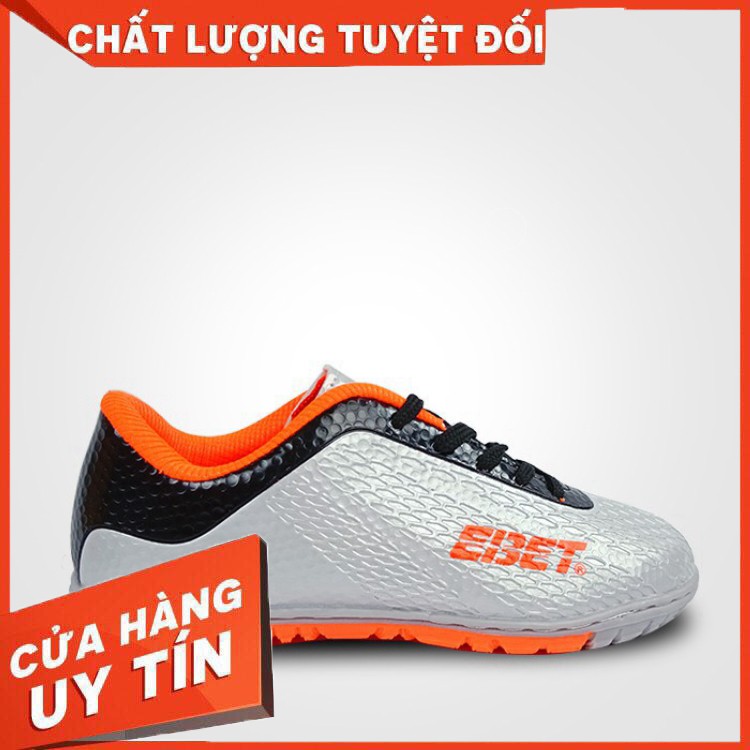 [TẶNG TẤT]Giày bóng đá sân cỏ nhân tạo EBETE Eb6302 ( ghi)