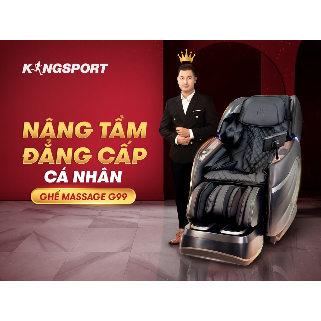 Ghế massage Kingsport G99, tự động mát xa đa năng