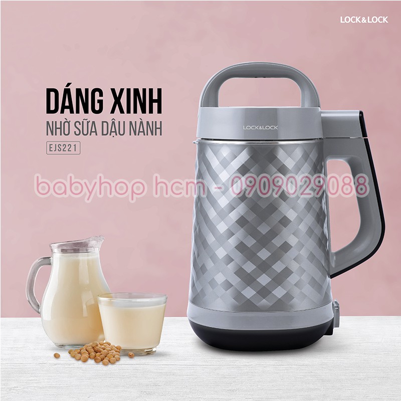 Máy làm sữa đậu nành Lock&Lock 1.2L EJS221