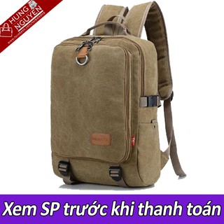Balo nam vải canvas cao cấp 2020