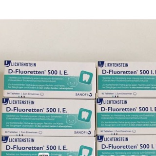 Vitamin d3 d-fluorette 500i.e