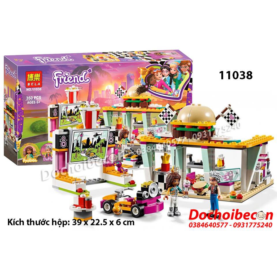 Lắp ráp Friends Trường đua 11038 - 350 chi tiết