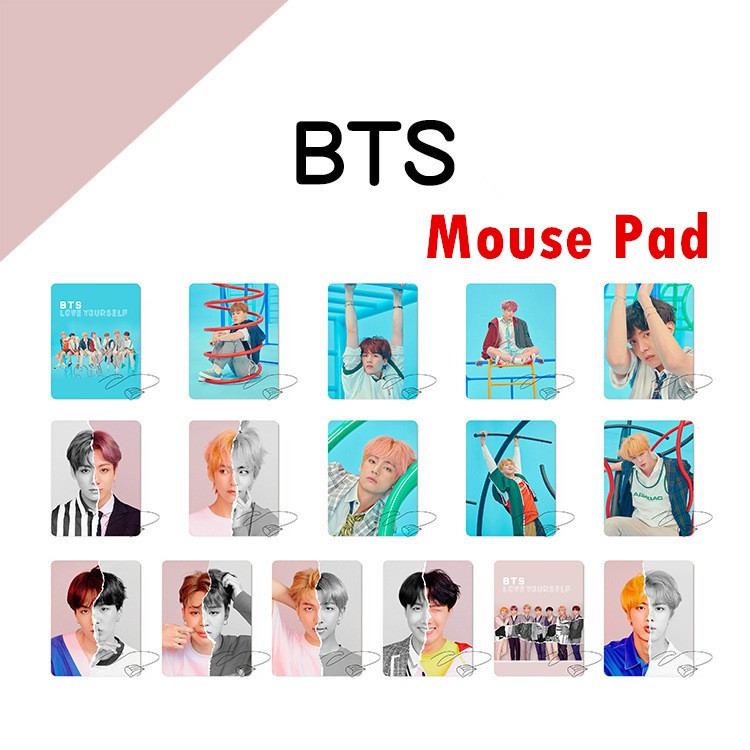 Miếng lót chuột in hình các thành viên nhóm nhạc BTS