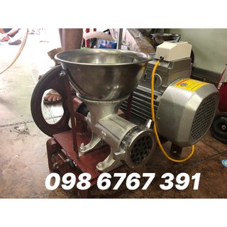 Bệ đùn cám chim, đùn thức ăn cho cá, cối xay xương motor 1,1kw hãng toàn phát