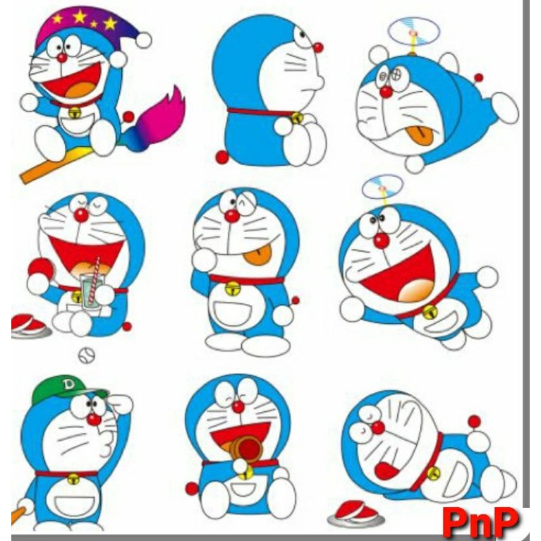 Set hình dán sticker Doreamon