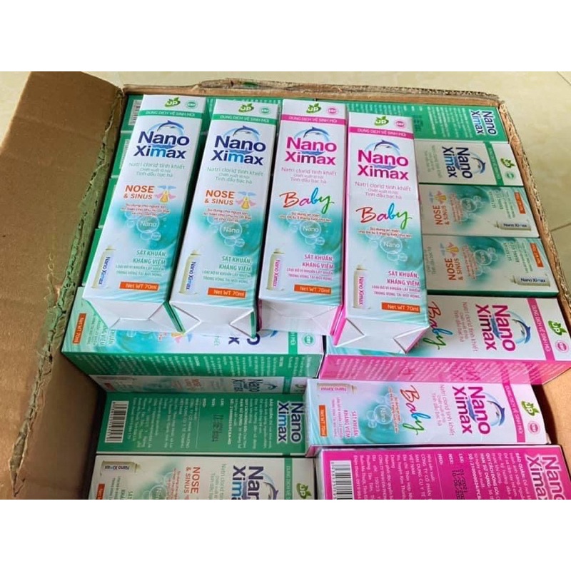xịt mũi cá heo Nước biển sâu + tinh dầu bạc hà và lô hội